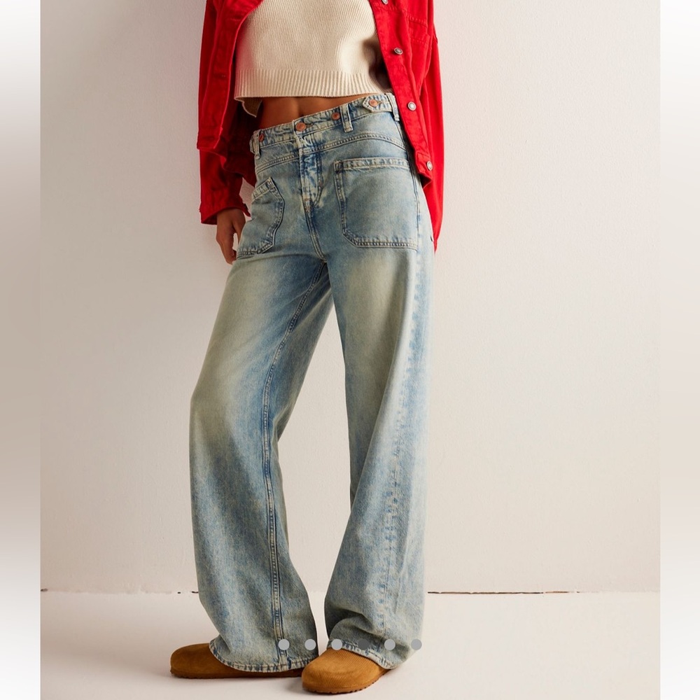 Free People We The Free Palmer Cuffed Jeans